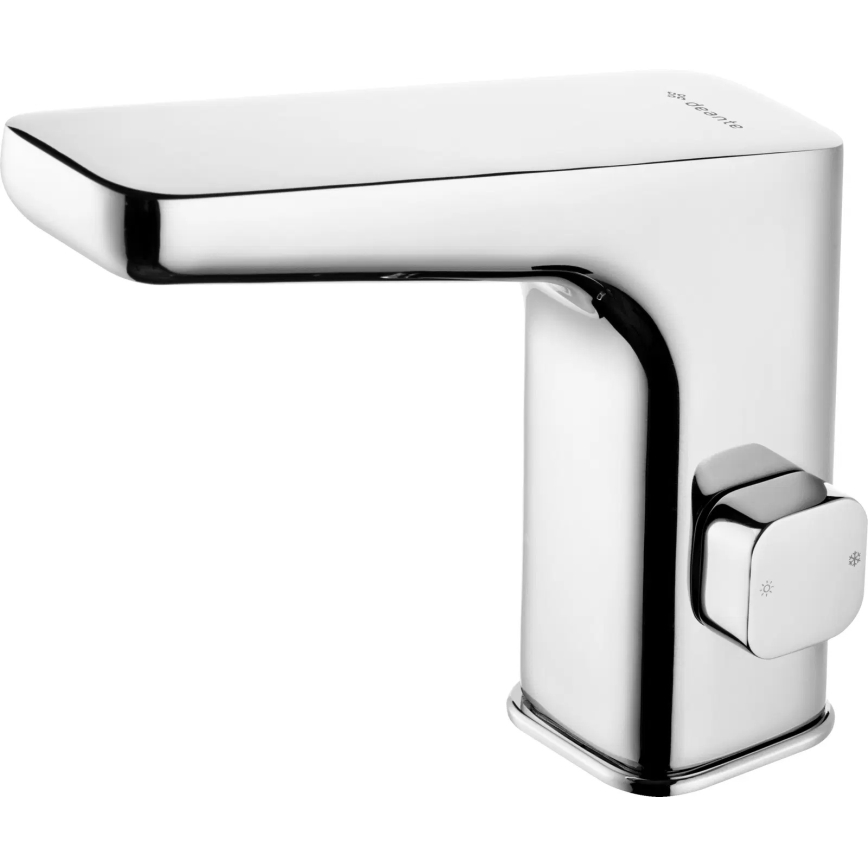 Deante BQH_029R - Touchless basin tap with temperature regulation HIACYNT 4xAA shiny chrome