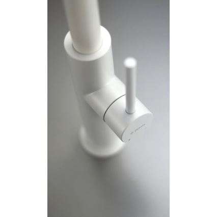 Deante BQJ_A62M - EVORA kitchen sink mixer, white