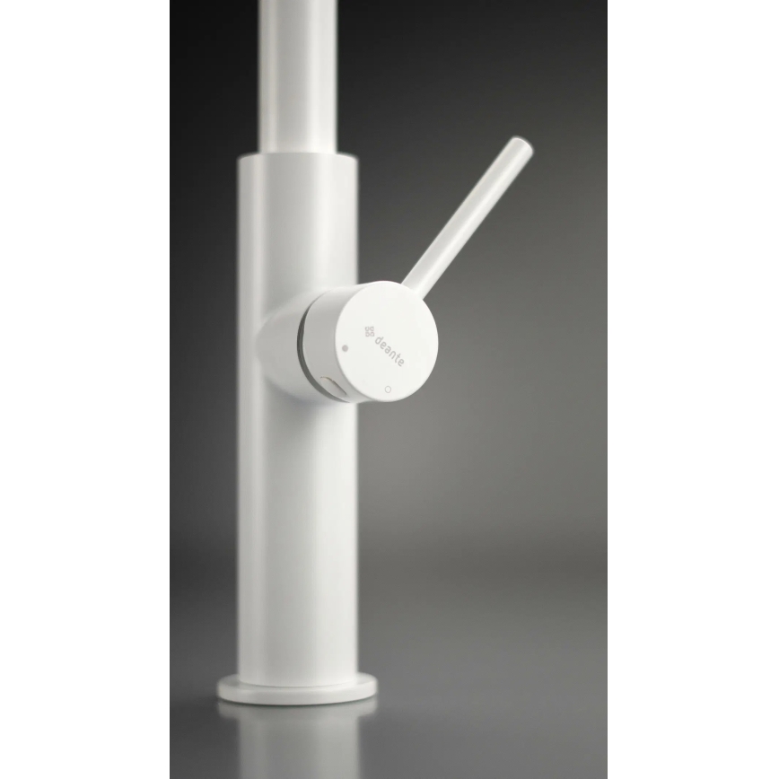 Deante BQJ_A62M - EVORA kitchen sink mixer, white
