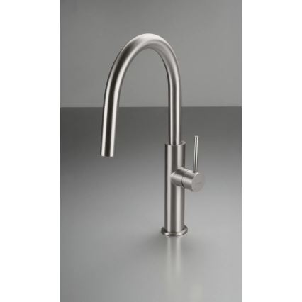 Deante BQJ_F62M - EVORA Kitchen Sink Faucet, Brushed Stainless Steel