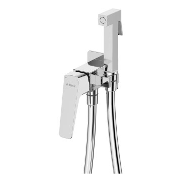 Deante BQL_034M - BLUR Bidet Mixer with Hand Shower for Concealed Installation, Polished Chrome