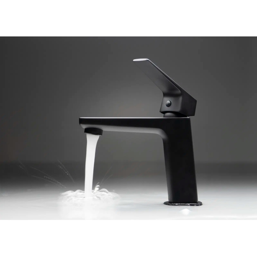 Deante BQL_N20M - BLUR Black Basin Mixer