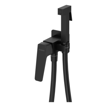 Deante BQL_N34M - BLUR Bidet Mixer with Hand Shower for Concealed Installation, Black