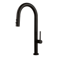 Deante BQO_N72M - Sink tap with pull-out sprayer OLFATO black