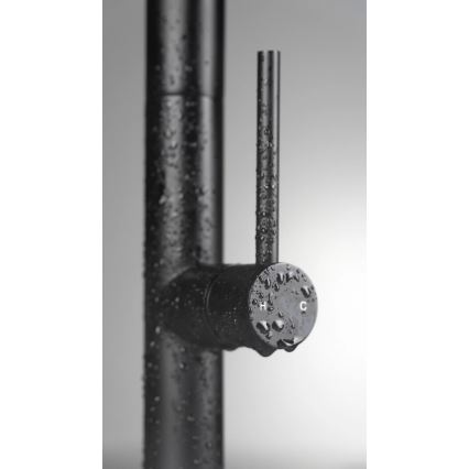 Deante BQO_N72M - Sink tap with pull-out sprayer OLFATO black