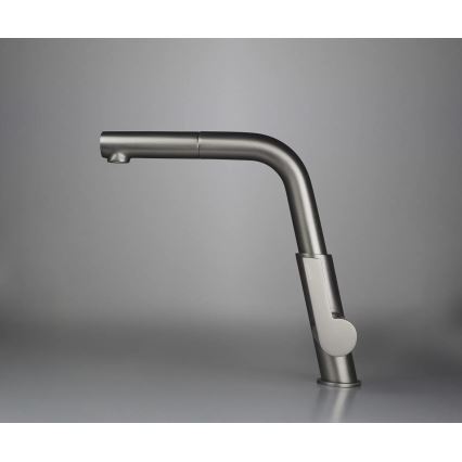 Deante BQS_D73M - SILIA Titanium Pull-Out Kitchen Faucet