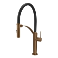 Deante BRC_C72M - Sink tap with flexible arm CORDA brushed bronze