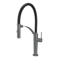 Deante BRC_D72M - Sink tap with flexible arm CORDA titanium