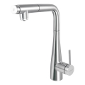 Deante BRE_075M - Sink tap with pull-out sprayer ERIDAN shiny chrome
