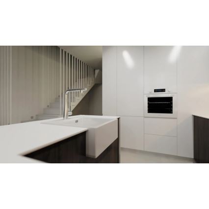 Deante BRE_075M - Sink tap with pull-out sprayer ERIDAN shiny chrome