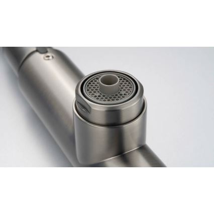 Deante BRE_D75M - Sink tap with pull-out sprayer ERIDAN titanium