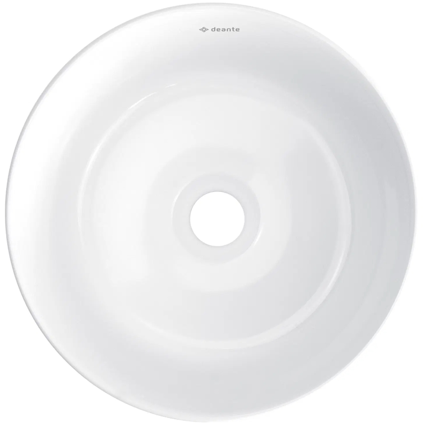 Deante CDJ_6U2S - Countertop basin JASMIN d. 28 cm ceramics/white