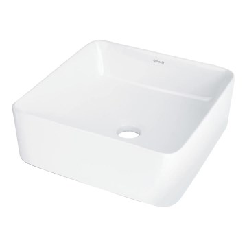Deante CDJ_6U3S - Jasmin Countertop Basin 34.5 x 34.5 cm, Ceramic/White