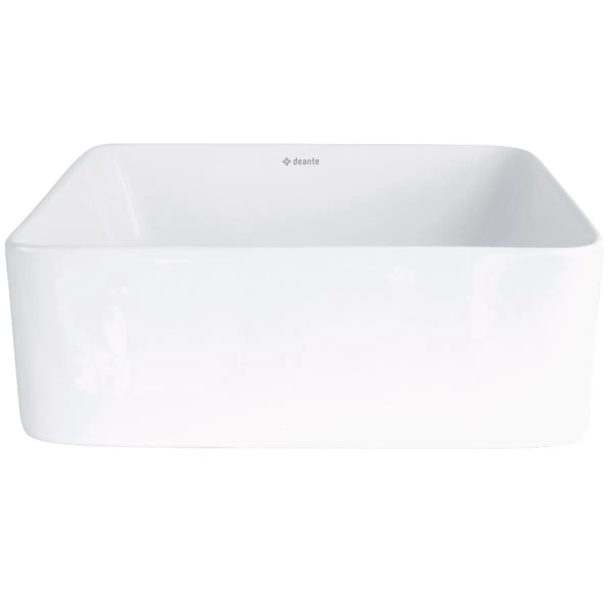 Deante CDJ_6U3S - Jasmin Countertop Basin 34.5 x 34.5 cm, Ceramic/White