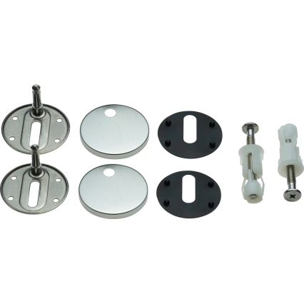 Deante CGRD6ZPW - Wall-hung toilet with toilet seat ROUND ceramics/white