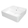 Deante CGS_6U4B - Countertop basin with a tap hole SQUARE 42x42 cm ceramics/white
