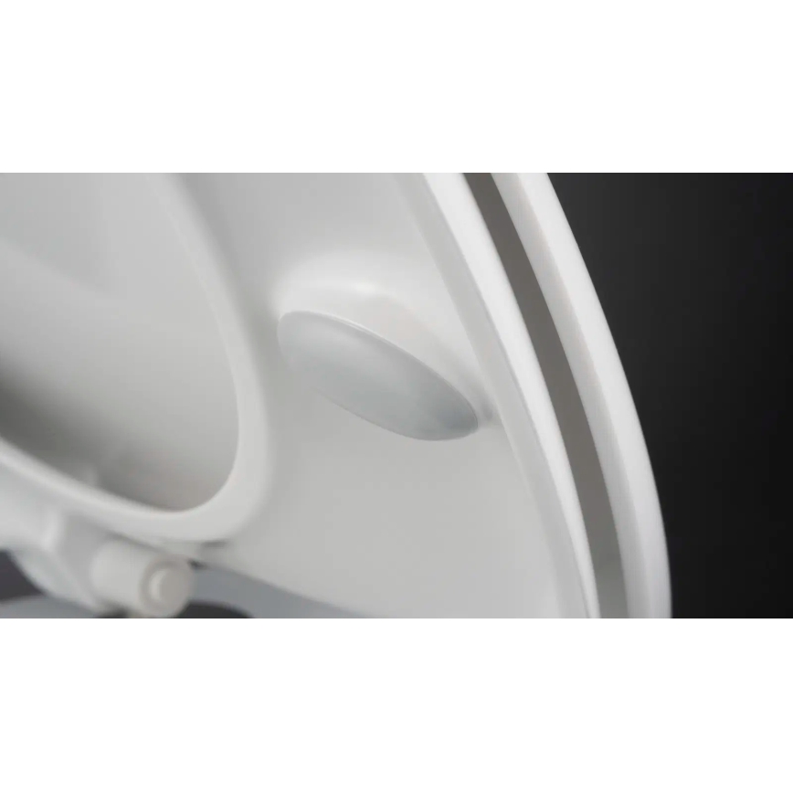 Deante CMOD6SPW - Wall-hung toilet with toilet seat BORO ceramics/white