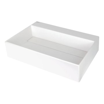 Deante CQR_AU6M - Countertop washbasin CORREO 40x60 cm granite/alabaster