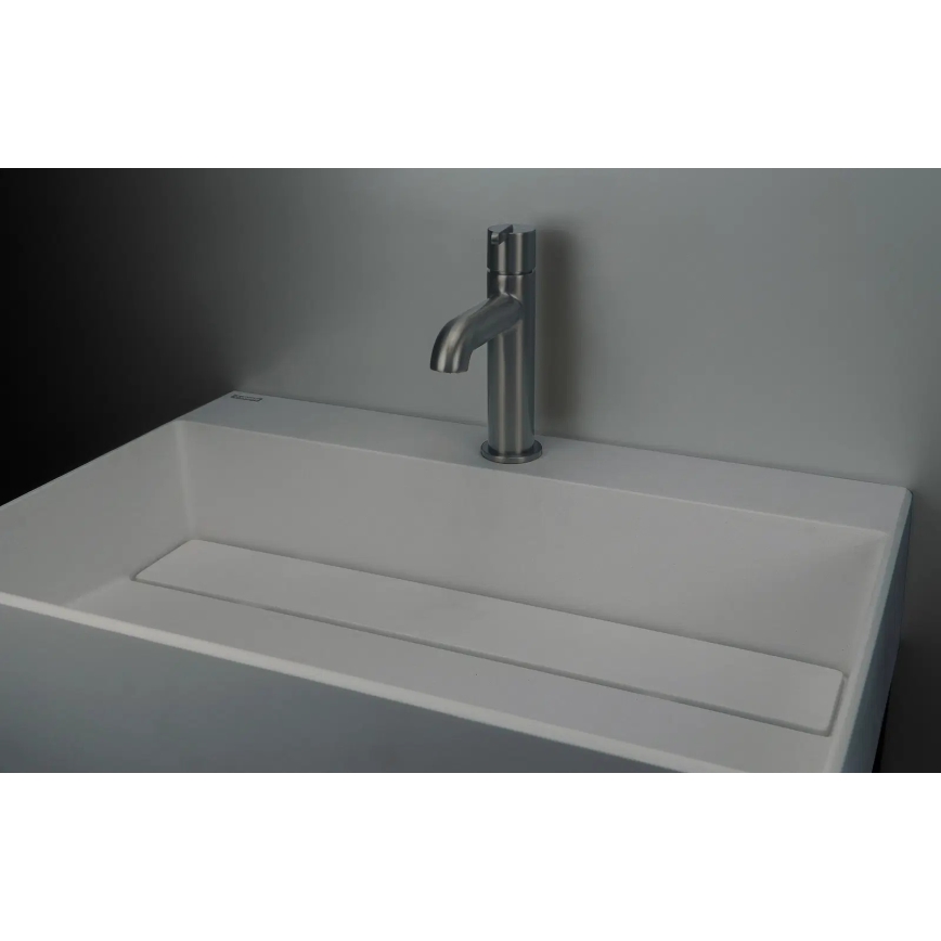 Deante CQR_SU6M - Countertop basin CORREO 40x60cm granite/metallic grey