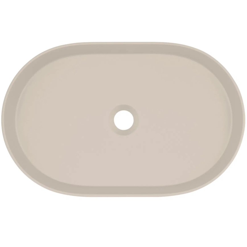 Deante CQS_5U6S - Countertop basin SILIA 35x55 cm granite/beige
