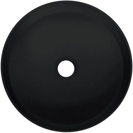 Deante CQS_NU4S - SILIA Countertop Washbasin Ø 36 cm, Granite/Black