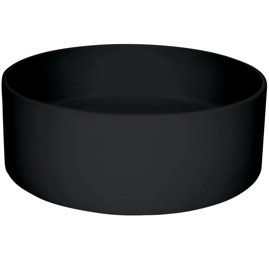 Deante CQS_NU4S - SILIA Countertop Washbasin Ø 36 cm, Granite/Black