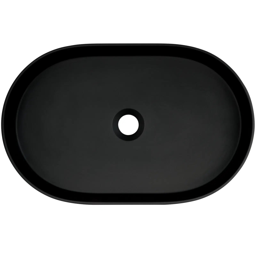 Deante CQS_NU6S - SILIA Countertop Basin 35 x 55 cm, Granite/Black