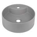 Deante CQS_SU4B - SILIA countertop washbasin with tap hole Ø 36 cm granite/metallic grey
