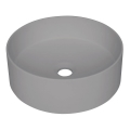 Deante CQS_SU4S - SILIA countertop basin Ø 36 cm granite/metallic grey