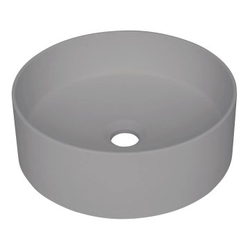 Deante CQS_SU4S - SILIA countertop basin Ø 36 cm granite/metallic grey