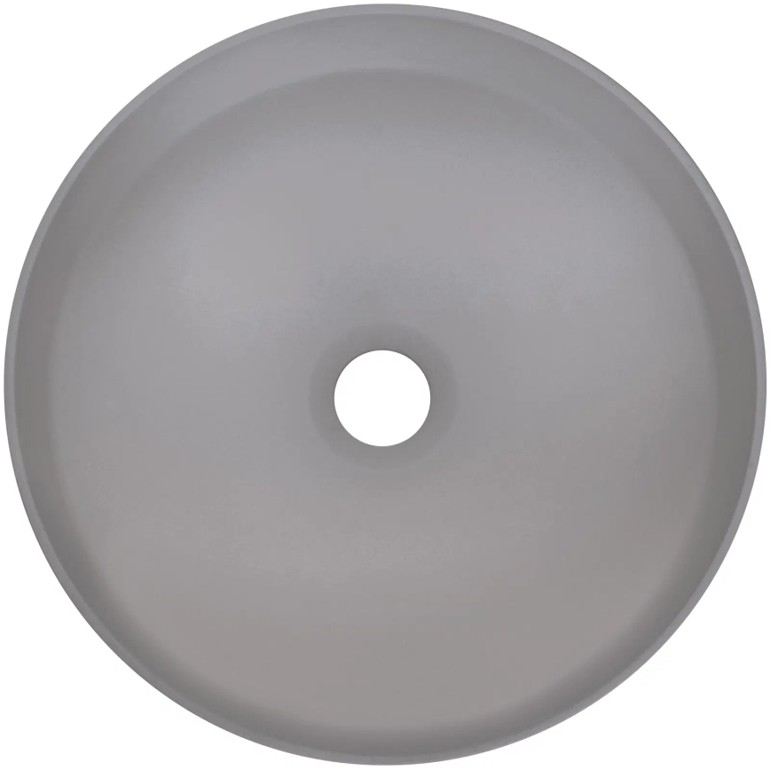 Deante CQS_SU4S - SILIA countertop basin Ø 36 cm granite/metallic grey