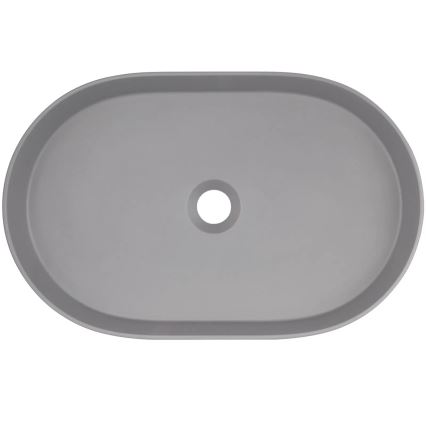 Deante CQS_SU6S - SILIA Countertop Basin 35 x 55 cm, Granite/Metallic Gray