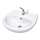 Deante - JASMIN wall-hung washbasin 45,7x36,4 + LEMON washbasin mixer
