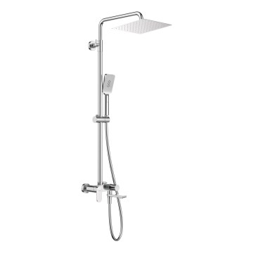 Deante NAC_01AM - ALPINIA Shower Set with Mixer in Polished Chrome