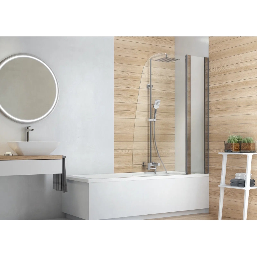 Deante NAC_01AM - ALPINIA Shower Set with Mixer in Polished Chrome