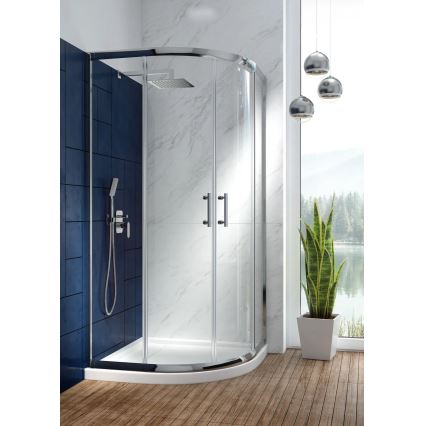 Deante NAC_09LP - ALPINIA shower set with concealed mixer, polished chrome finish