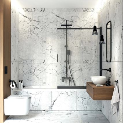 Deante NAC_N1AM - ALPINIA shower set with mixer, black