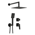 Deante NQL_N9YK - Shower set with BLUR concealed mixer, black