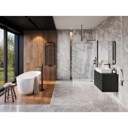 Deante NQL_N9YK - Shower set with BLUR concealed mixer, black