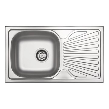Deante ZEL_0113 - Kitchen sink LEGATO 43,5x76 cm satin