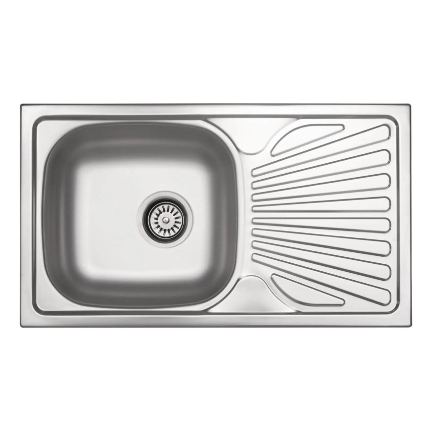 Deante ZEL_0113 - Kitchen sink LEGATO 43,5x76 cm satin