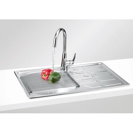 Deante ZEO_0113 - Kitchen sink SOUL 49x78 cm satin