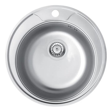 Deante ZHC_0813 - Kitchen sink TWIST d. 49 cm satin