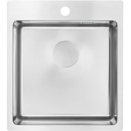Deante ZPO_010A - Kitchen sink OLFATO 50,5x45 cm brushed steel