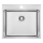 Deante ZPO_010B - Kitchen sink OLFATO 50,5x55 cm brushed steel