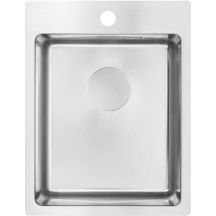 Deante ZPO_010E - Kitchen sink OLFATO 50,5x39 cm brushed steel