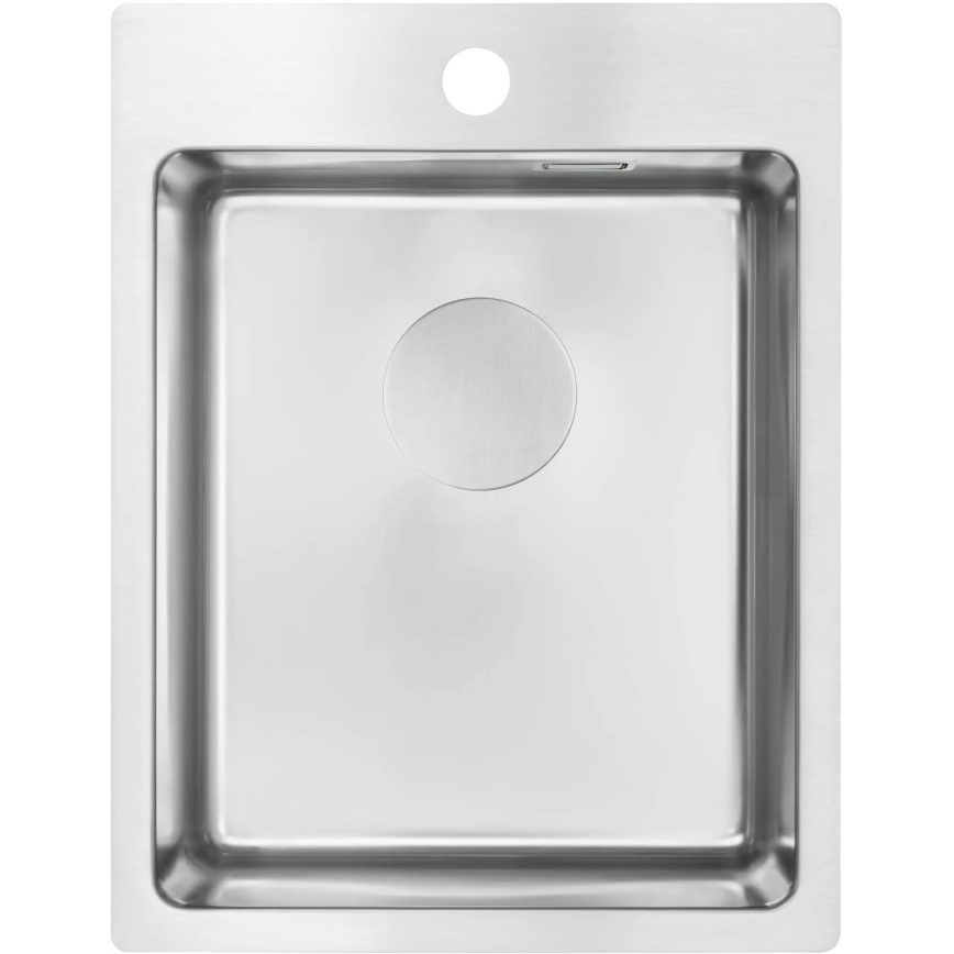 Deante ZPO_010E - Kitchen sink OLFATO 50,5x39 cm brushed steel