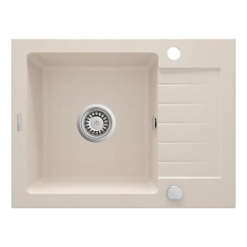Deante ZQZ_511A - ZORBA Kitchen Sink 58x44 cm granite/beige