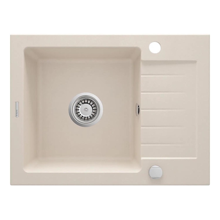 Deante ZQZ_511A - ZORBA Kitchen Sink 58x44 cm granite/beige