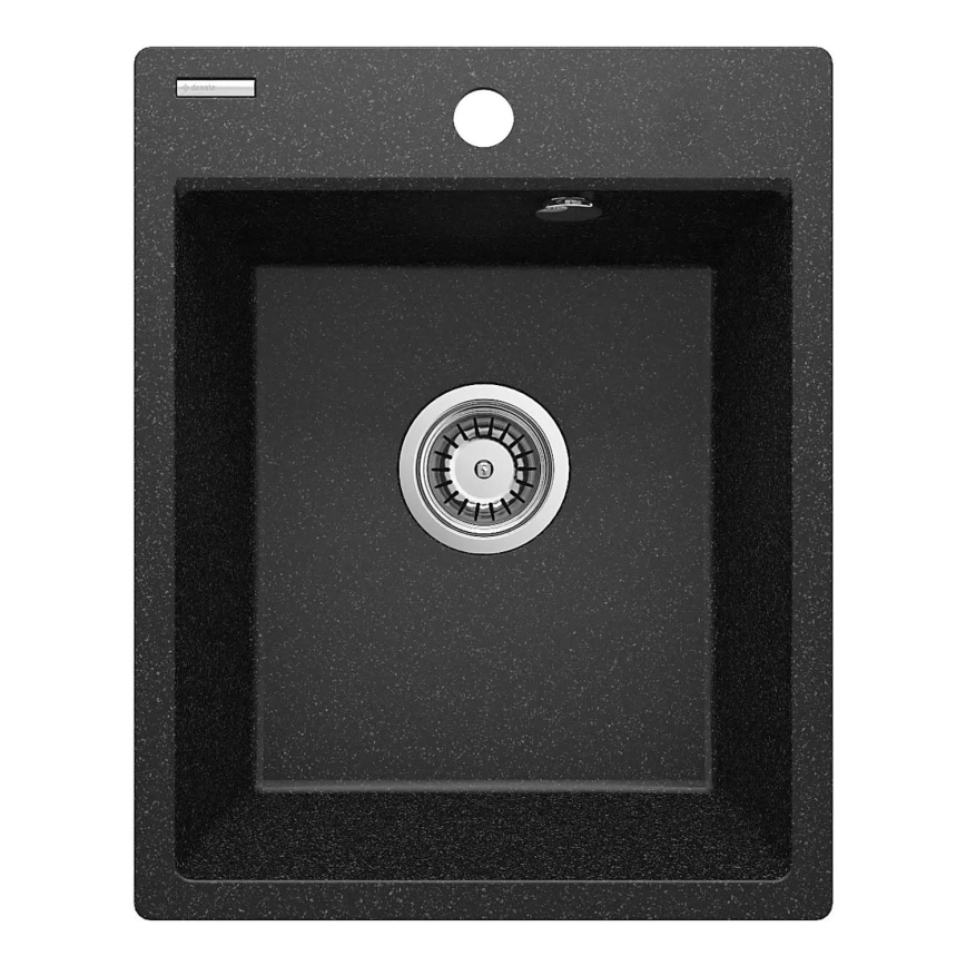 Deante ZRC_2103 - CORIO Kitchen Sink 50 x 40 cm, Granite/Graphite